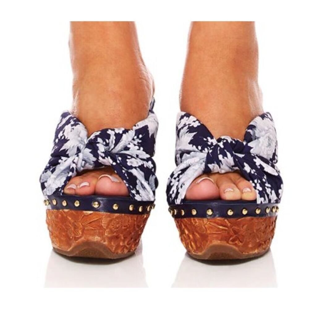 Camilla Japanese Story Wedge Tokyo Tribe Sz. 37 (US 6.5) - Picture 4 of 13